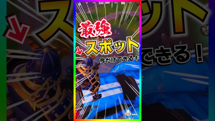 今だけできる‼️最強のハイドスポットへの行き方‼️【フォートナイト/fortnite】