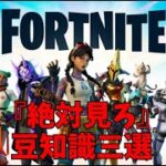 【絶対見ろ!!】フォートナイトの豆知識三選