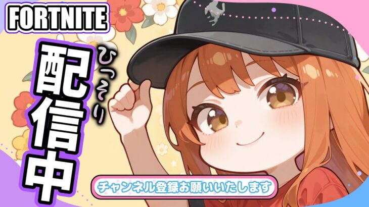 【ゼロビルド】2025.08.19 ひっそり配信！平日はソロ！ #フォートナイト #fortnite #ゼロビルド #バトロワ  #C6S4