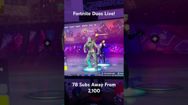 Fortnite Duos Live! #fortnite #fortniteshorts #shorts