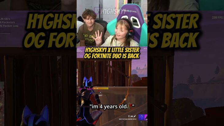 The OG Fortnite Duo is BACK. :) #highsky #fortnite #funny #viral #viralshort