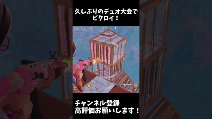 久しぶりのデュオ大会でビクロイ！#フォートナイト #上手いと思ったら高評価 #フォトナ #fortnite #ばずれ #shorts