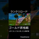 ガチでアンリアル目指すランクリロードゴールド昇格戦
