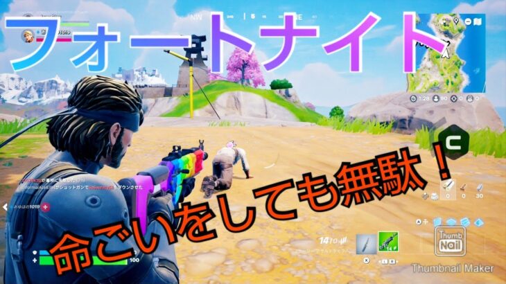 フォートナイト スネークソリッドとゆかいなパートナー☆デュオプレイ