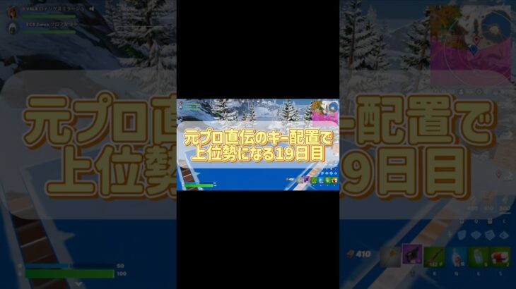 元プロ直伝のキー配置で上位勢になる19日目 ソロシリーズ頑張ろうね!!#フォートナイト #フォトナ #fortnite #上手いと思ったら高評価