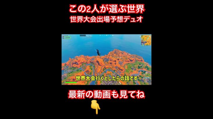 この2人が選ぶ世界大会出場予想デュオ【フォートナイト】 #フォートナイト #fortnite #世界大会 #ざごう #まうふぃん #shorts