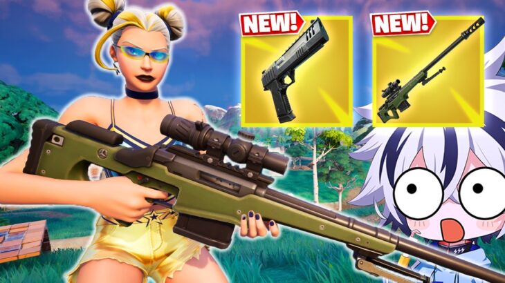 緊急アプデで色んな武器が追加されたぞ！！【フォートナイト/FORTNITE】
