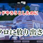 スクワッドしようとしたらなぜかソロに…？【Fortnite / フォートナイト】