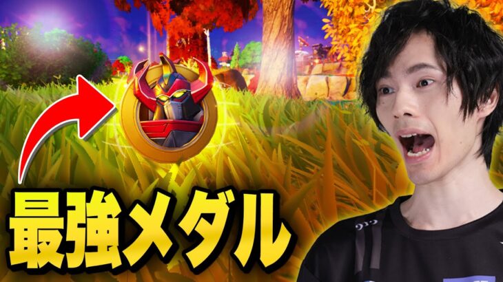 【最強】今シーズンのウォールハックメダルが強すぎる！【フォートナイト/Fortnite】