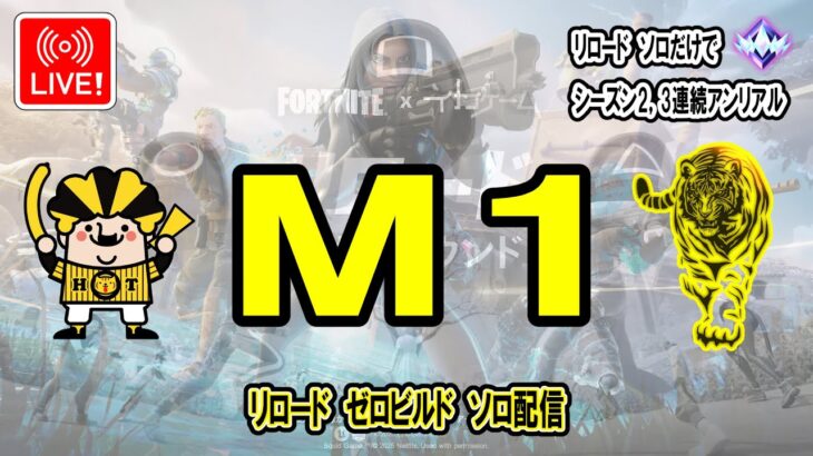 阪神タイガース　M1✨　史上最速優勝！胴上げみたい😆！！　リロード ソロ ゼロビルド フォートナイト 本日MIC無し、チャット無し　ビクロイ3回前後で終了予定！