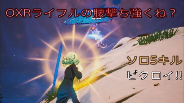 OXRライフルの腰打ち強くね？ソロ5キルビクロイ‼︎［フォートナイト/ゼロビルド］#383