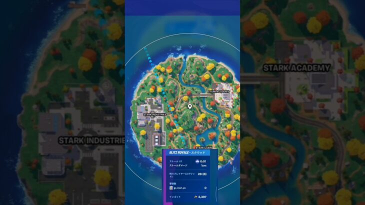 ブリッツロイヤル　ソロ　で　スクワッド　入っちゃったw #fortnite #フォートナイト  #ビクロイ　#victory
