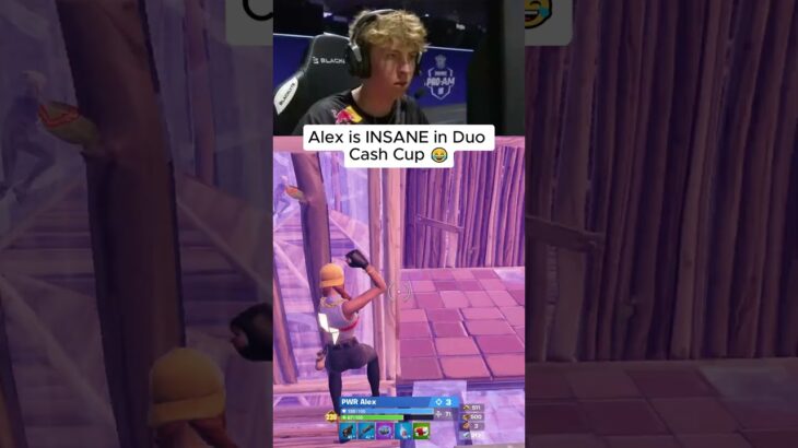Alex is INSANE in Duo Cash Cup 😂 #fortnite #alex