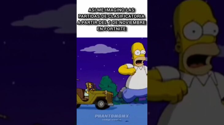 🤯 Así Serán Las Partidas En Fortnite 👖☢️ #Fortnite #homero #LosSimpson  #fortniteclips