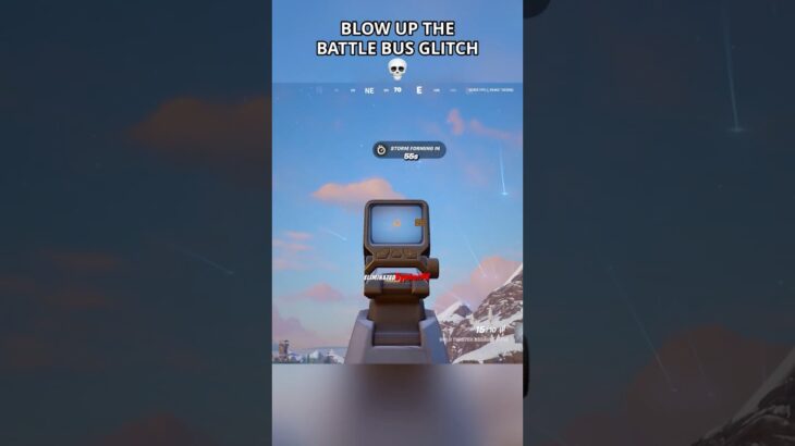 BLOW UP THE BATTLE BUS GLITCH in Fortnite Season 4😳 (Chapter 6) #fortnite #foryou #shortsfeed