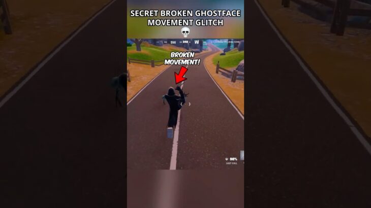 BROKEN GHOSTFACE MOVEMENT GLITCH in Fortnite Season 4😳 (Chapter 6) #fortnite #foryou #shortsfeed #fy