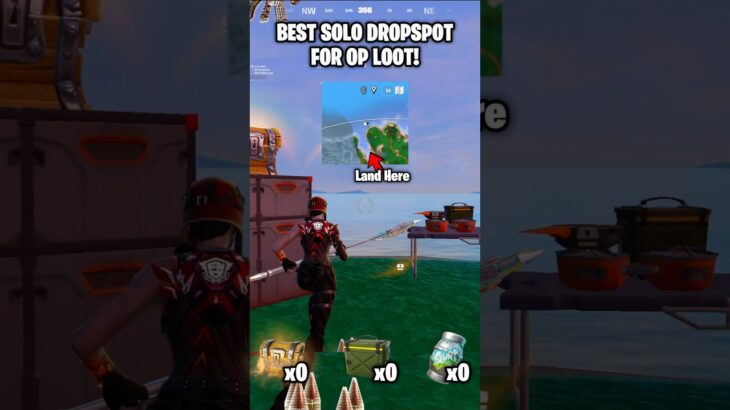 Best Solo Dropspot For OP Loot In Fortnite Season 4! #fortnite #shorts #memes #fortniteshorts