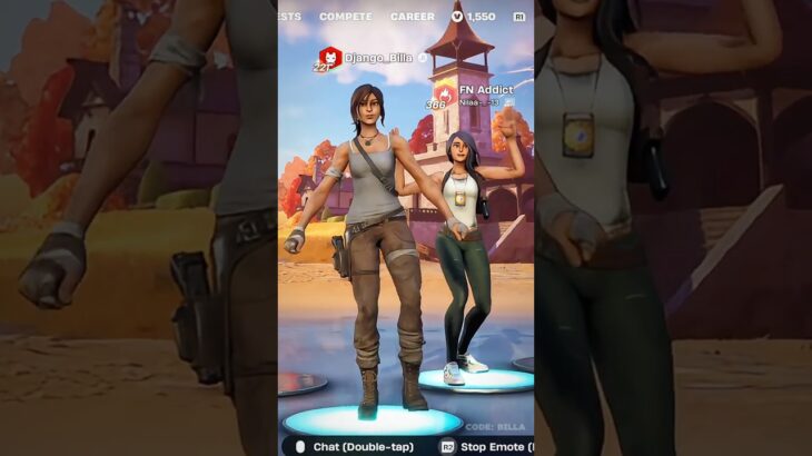 Choose Your Duo Skins in Fortnite 🔥 #Shorts #Fortnite #FortniteSkins #JohnWick #Gaming