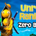 High Elimination Unreal Ranked Zero Builds Solo (Fortnite Chapter 6 Season 4)
