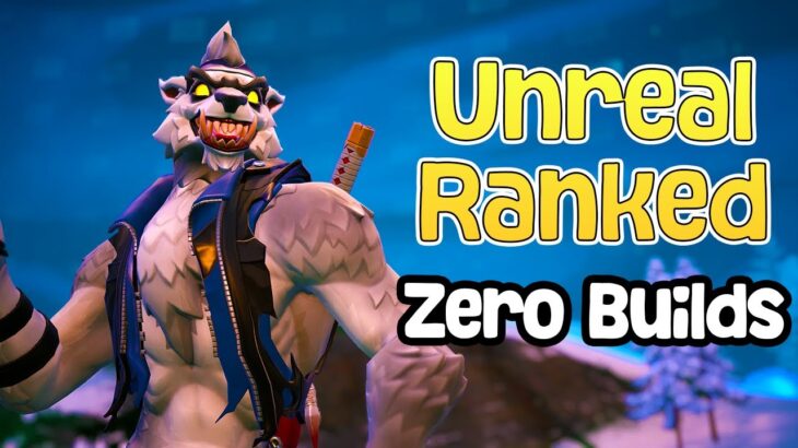 High Elimination Unreal Ranked Zero Builds Solo (Fortnite Chapter 6 Season 4)