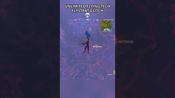 UNLIMITED FLYING GLITCH FLYSTRAT in Fortnite Season 4😳 (Chapter 6) #fortnite #foryou #shortsfeed