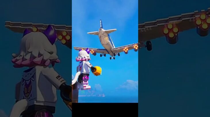 【旅客機】飛行シーン切り抜き #lego #legofortnite #レゴ #レゴフォートナイト #乗り物 #飛行機