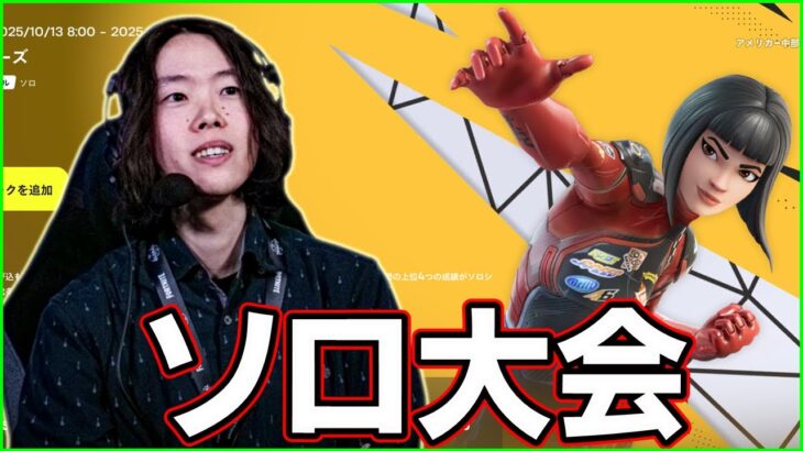 【ソロ大会】今の環境めっちゃ難しそう:まったりやってく【フォートナイト】