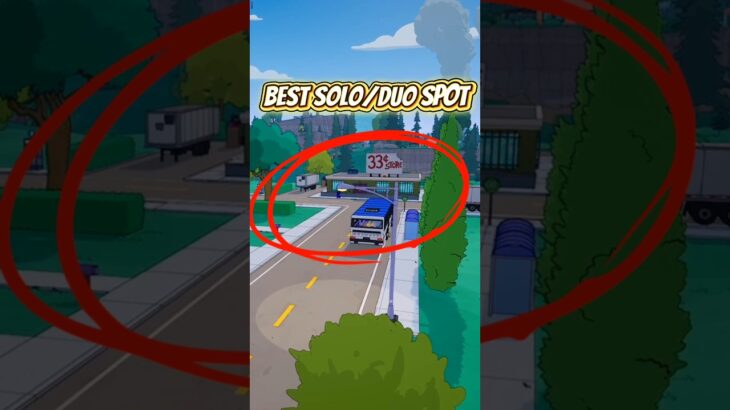 BEST SOLO/DUO Drop Spot In Fortnite Simpsons