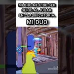 Cuando Le Pido a mi Bro ser DÚO en Fortnite y SUCEDE ESTO.. 🤡💔 #Fortnite #fortniteclips #LosSimpsons