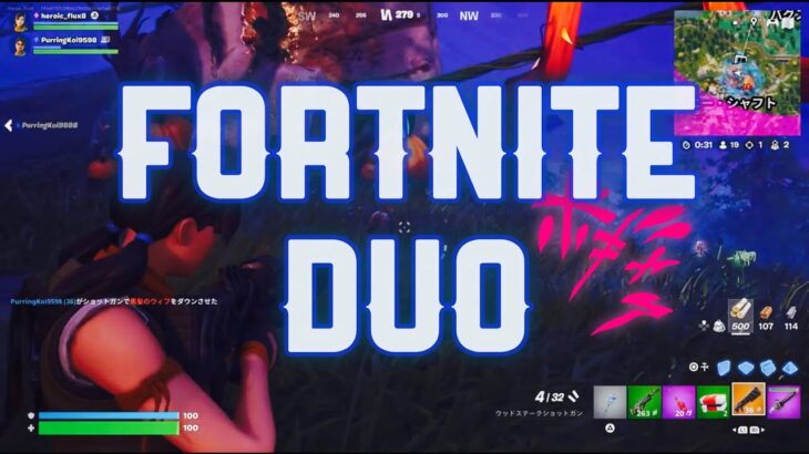 【フォートナイト/Fortnite】いつかビクロイを達成する2人がデュオで参戦【りんりんのゲーム実況】