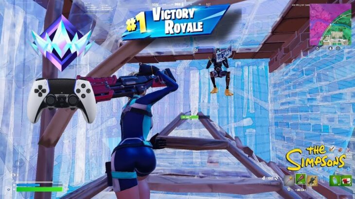 *NEW* Season 5 Fortnite Simpsons Map | Solo Ranked Gameplay! 🏆