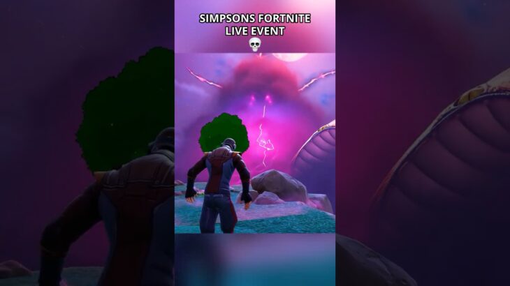 SIMPSONS LIVE EVENT in Fortnite😳 #fortnite #foryou #shortsfeed