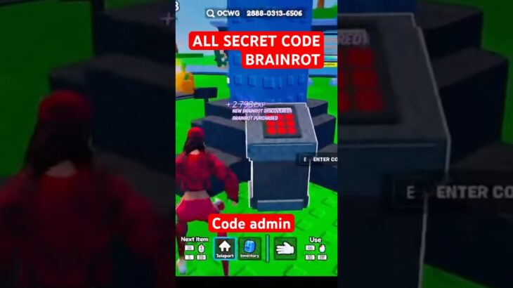 STEAL THAT BRAINROT DUO MAP FORTNITE CREATIVE – ALL SECRET CODES HALLOWEEN EVENT ADMIN CODE #shorts
