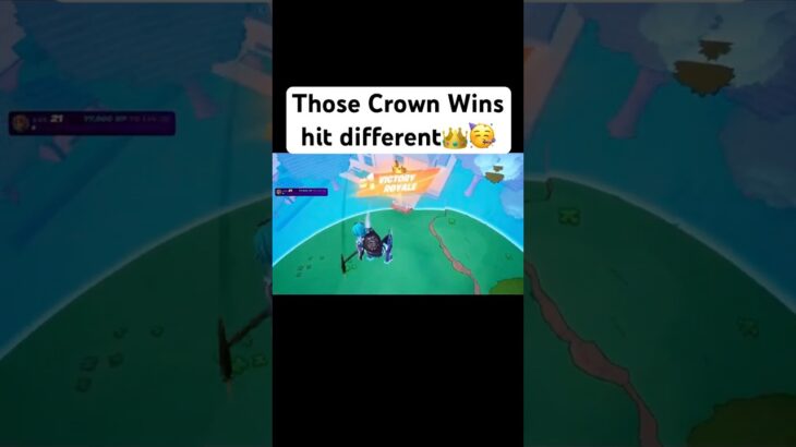 Solo Fortnite Crown Win🥇🥳 #fortniteshorts #fortnite #fortniteclips #shorts #gaming
