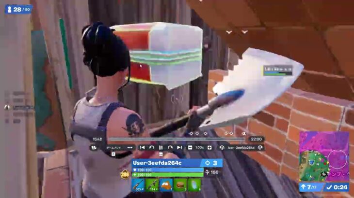 ソロシリーズラスマで無双した【フォートナイト】