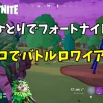 ひとりでフォートナイト　ソロでバトルロワイアル